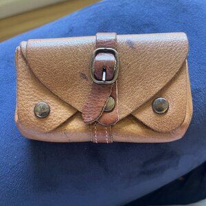 Meanwhile Back on the Farm Leather Wallet